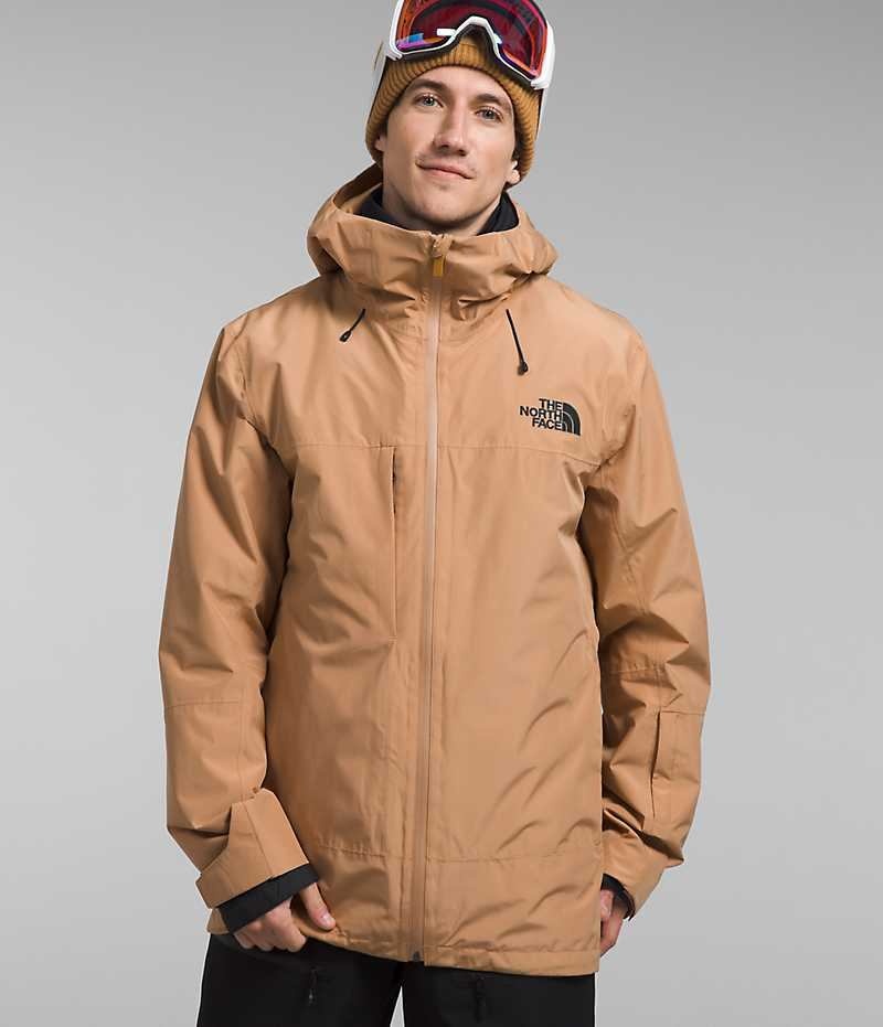 The North Face ThermoBall™ Eco Snow Triclimate® Hettejakke Herre Khaki | NORGE PTUYXJ