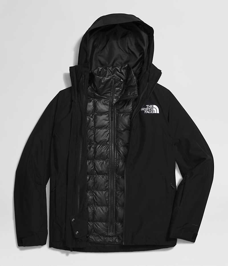 The North Face ThermoBall™ Eco Snow Triclimate® Isolerte Jakker Dame Svarte | OSLO AXRKGB