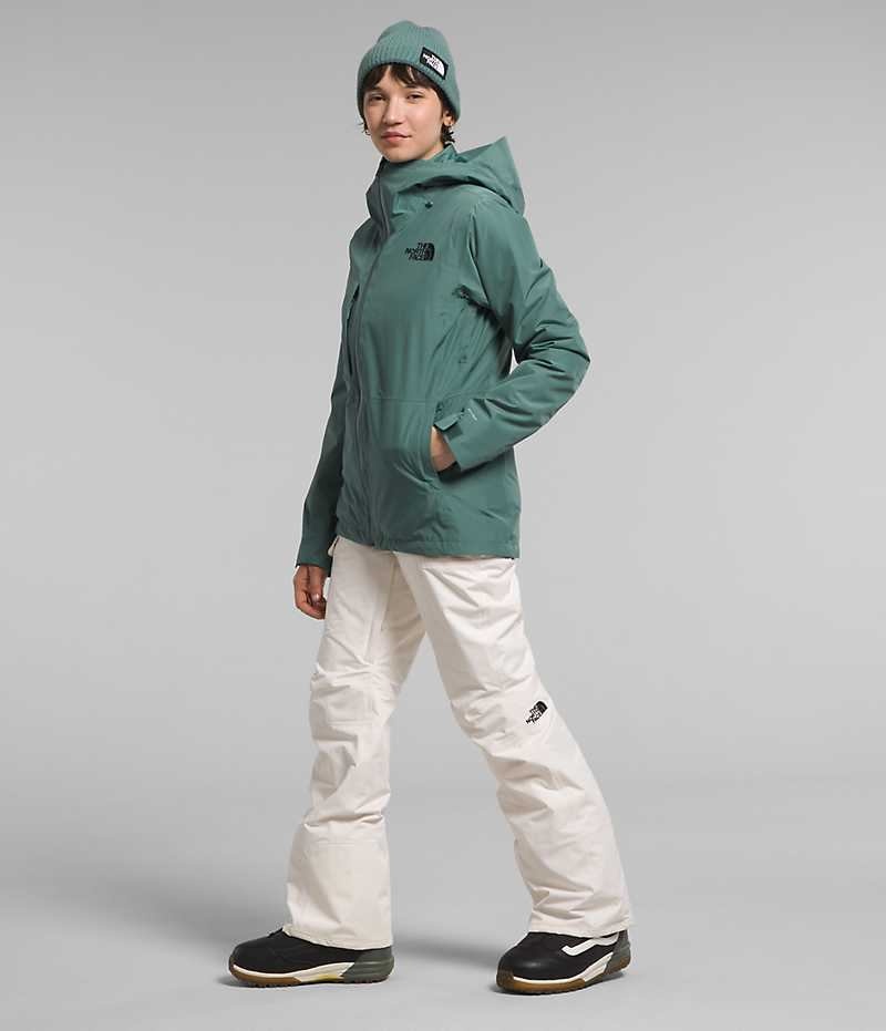 The North Face ThermoBall™ Eco Snow Triclimate® Isolerte Jakker Dame Grønn | NORGE JDWVNC