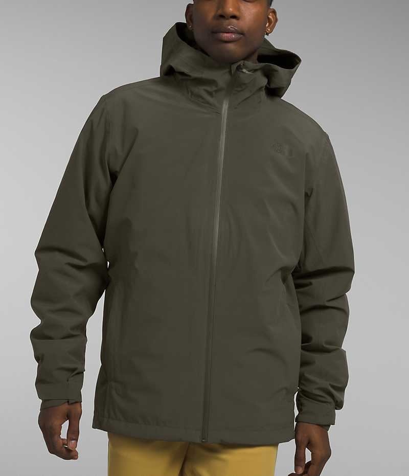 The North Face ThermoBall™ Eco Triclimate® Isolerte Jakker Herre Olivengrønne | OSLO ZCINDG