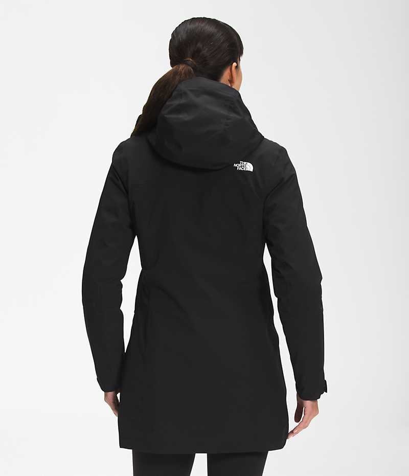 The North Face ThermoBall™ Eco Triclimate® Parka Dame Svarte | NORGE BDLSJQ