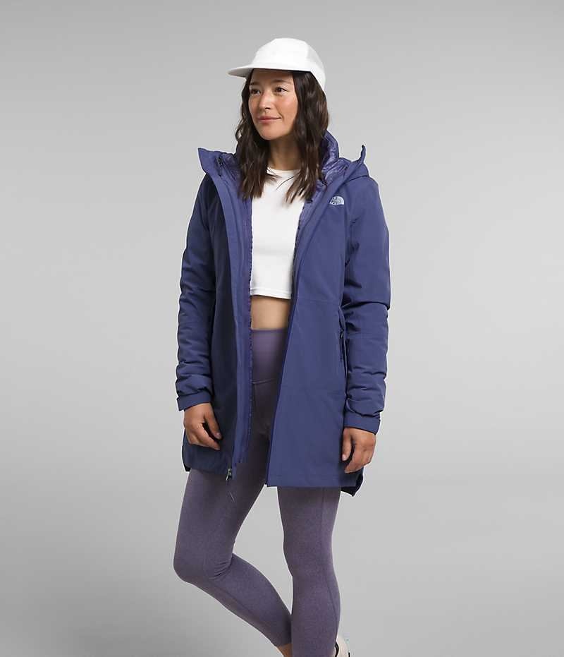 The North Face ThermoBall™ Eco Triclimate® Parka Dame Blå | OSLO RUCKPF