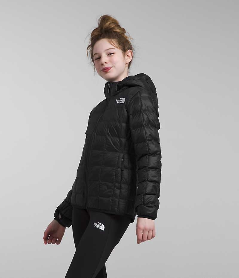 The North Face ThermoBall™ Hette Dunjakke Jente Svarte | NORGE HEBADX