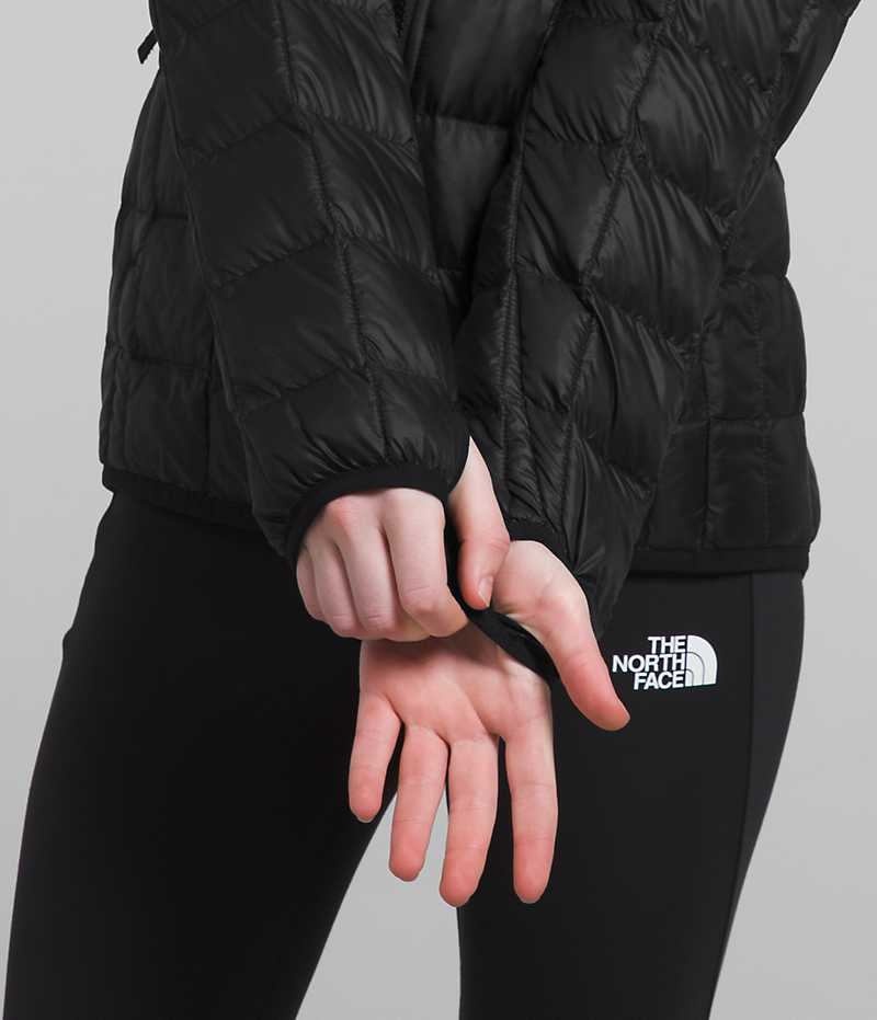 The North Face ThermoBall™ Hette Dunjakke Jente Svarte | NORGE HEBADX