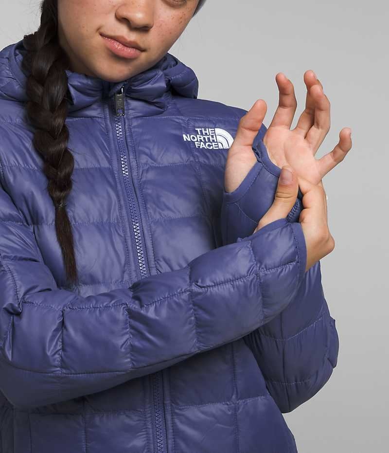 The North Face ThermoBall™ Hette Dunjakke Jente Blå | OSLO MDGNKU