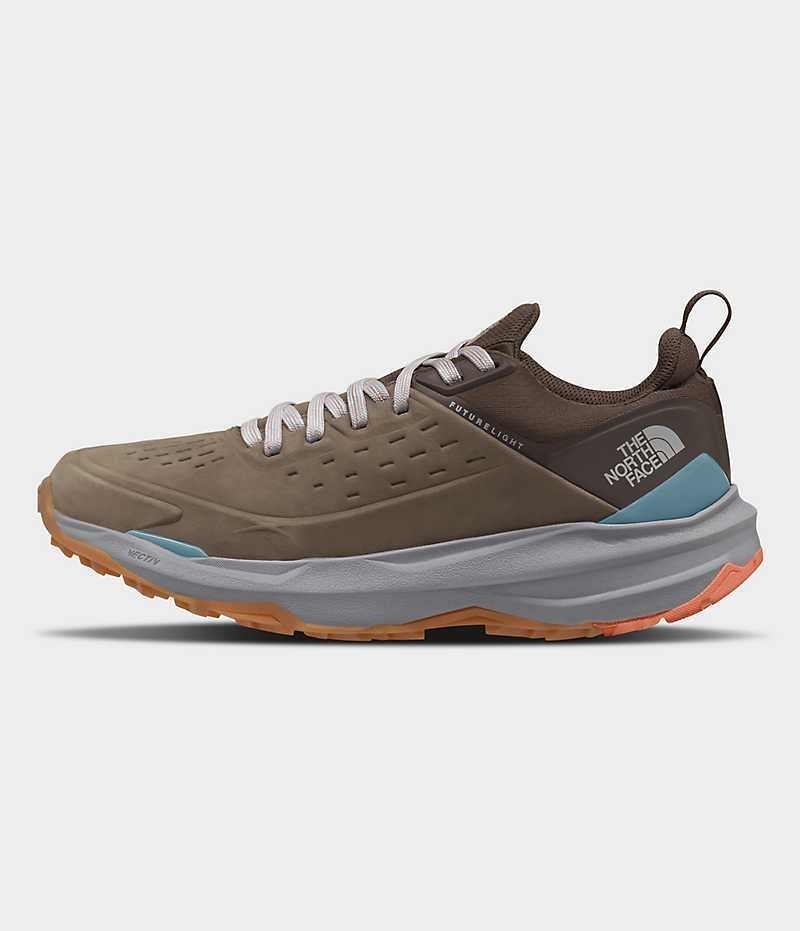 The North Face VECTIV Exploris 2 FUTURELIGHT™ Lær Shoes Fjellsko Dame Brune | NORGE JYVDGC