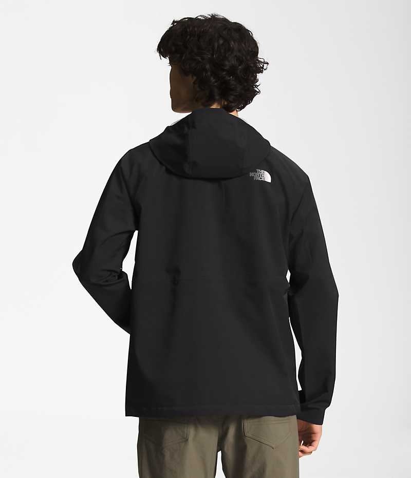 The North Face Valle Vista Stretch Regnjakke Herre Svarte | NORGE DYKJUW