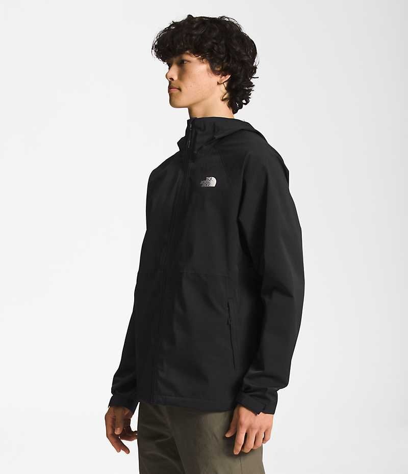 The North Face Valle Vista Stretch Regnjakke Herre Svarte | NORGE DYKJUW