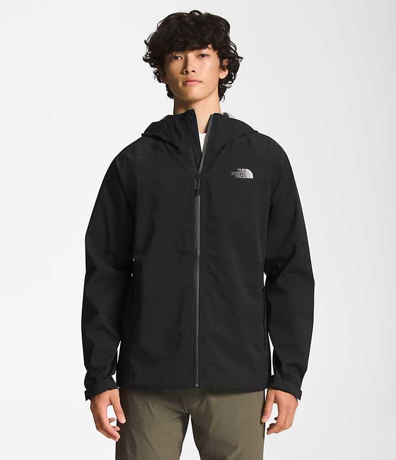 The North Face Valle Vista Stretch Regnjakke Herre Svarte | NORGE DYKJUW