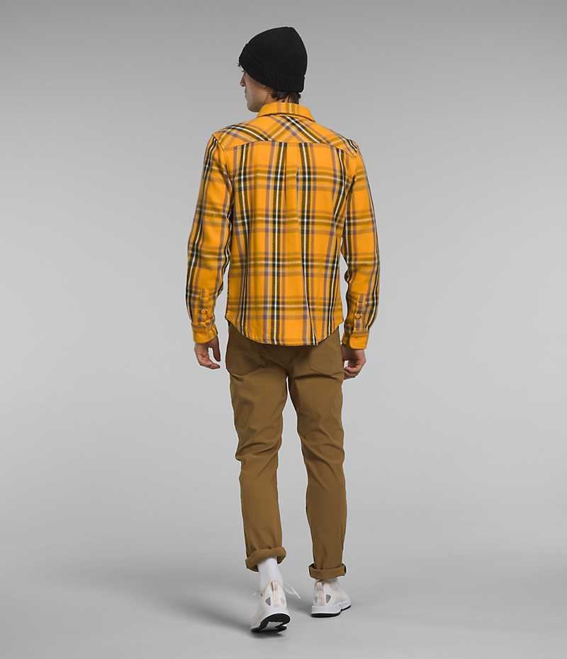 The North Face Valley Twill Flannel Skjorte Herre Gull | NORGE UZBGCI